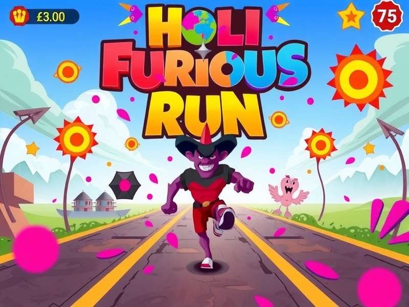 Regional Popularity Map Holi Furious Run Popularity in India